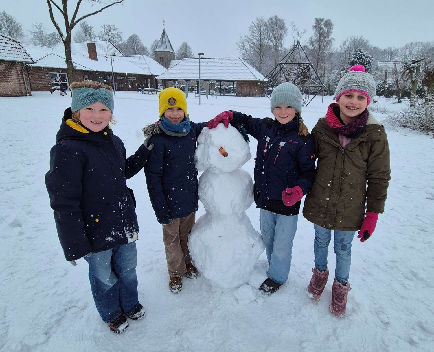 Pause im Schnee